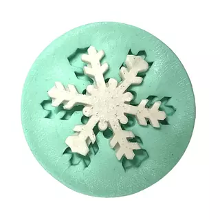 Molde Silicona Copo Nieve