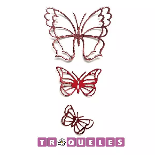 3492 Troquel Mariposas * 3 Pz