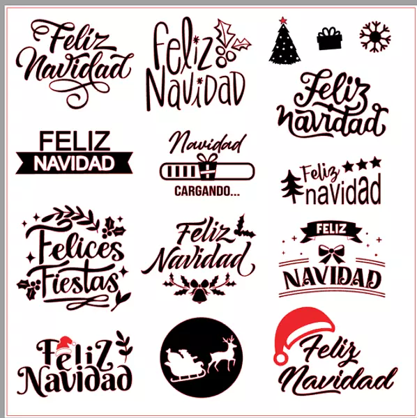 Archivo Stickers Feliz Navidad