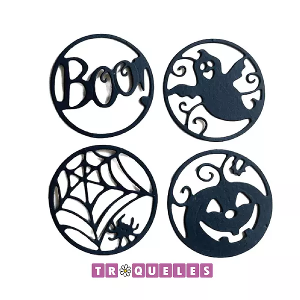 3984 Troquel Circulos Halloween