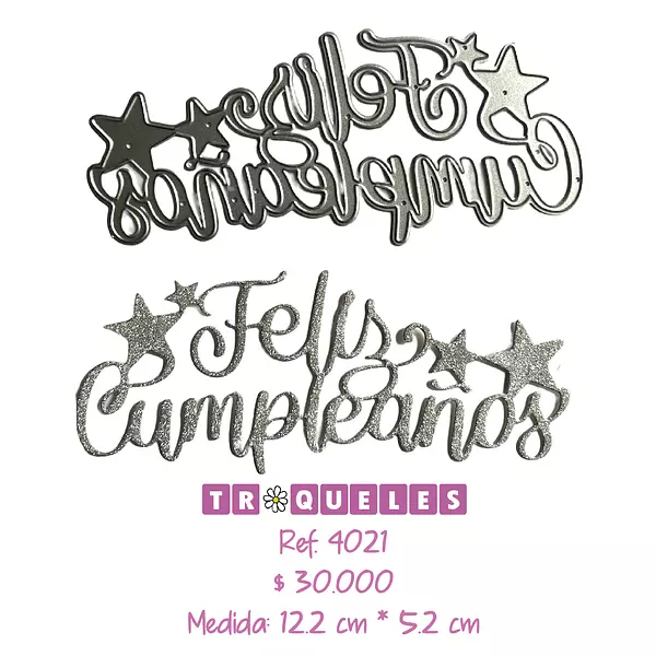 4021 Troquel Feliz Cumpleaños