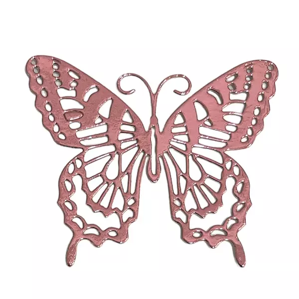 12 Mariposas Troqueladas Rosadas