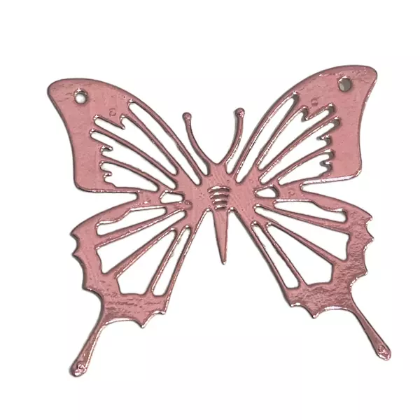 12 Mariposas Troqueladas Rosadas