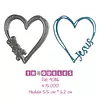 4086 Troquel Corazon Jesus