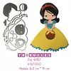 4057 Troquel Blancanieves Grande