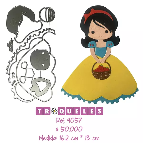 4057 Troquel Blancanieves Grande