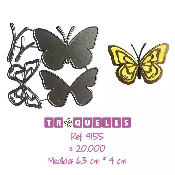 4155 Troquel Mariposa