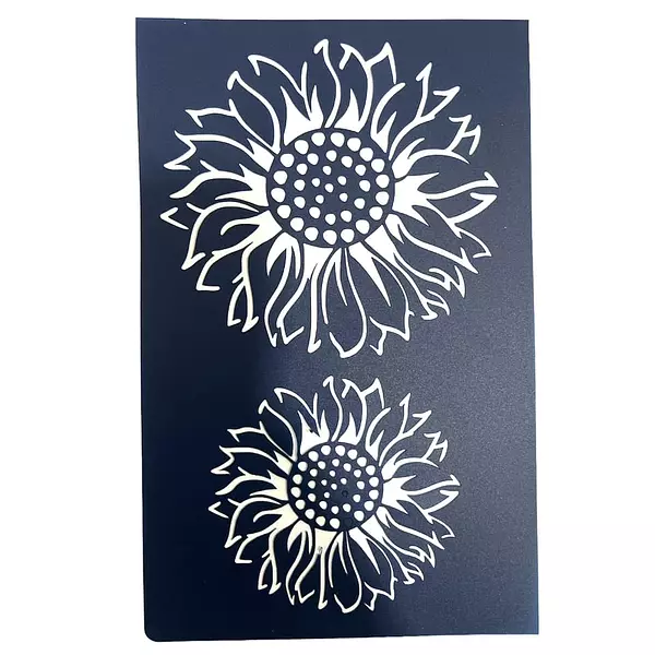 Stencil Girasoles