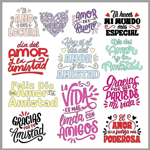 Archivo Stickers Amor Y Amistad