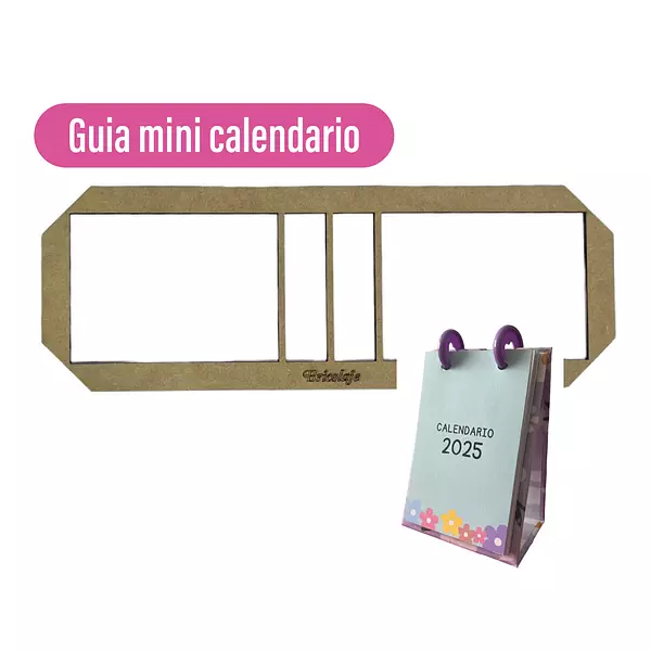 Guia Mini Calendario Mdf