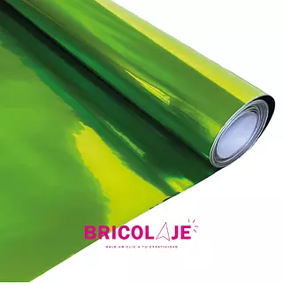 Vinilo Adhesivo Verde Limon Espejo