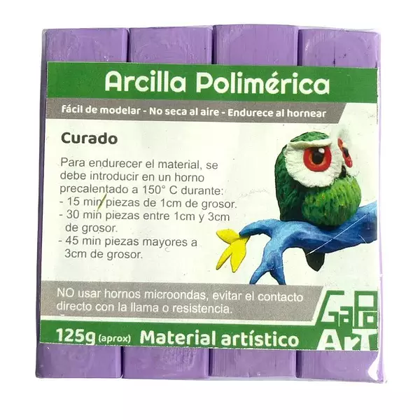 Arcilla Polimerica Lila * 125 Gramos