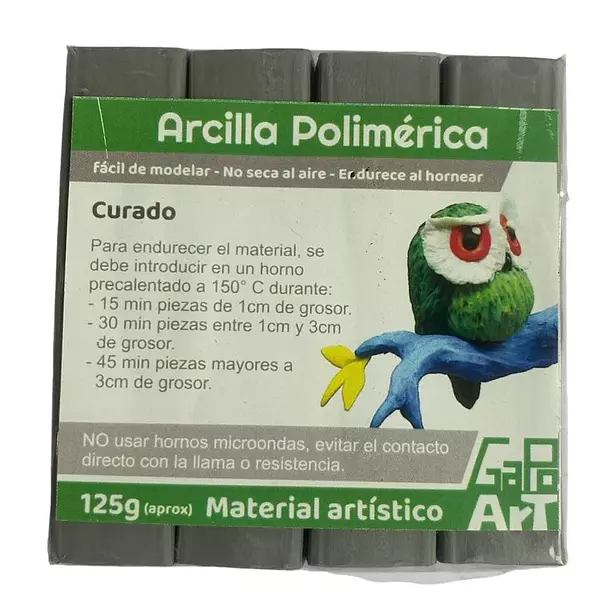 Arcilla Polimerica Gris * 125 Gramos