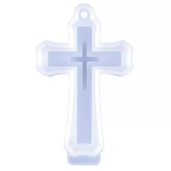 Molde Silicona Cruz Relieve