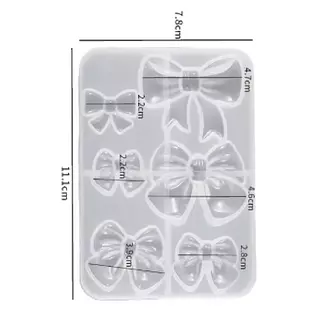 Molde Silicona Moños