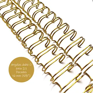 Argollas Para Cinch 5/8 Dorado * 2 Pz