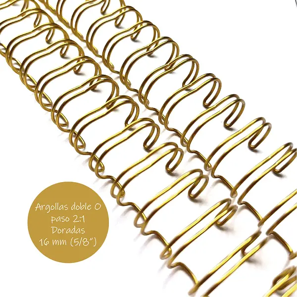 Argollas Para Cinch 5/8 Dorado * 2 Pz