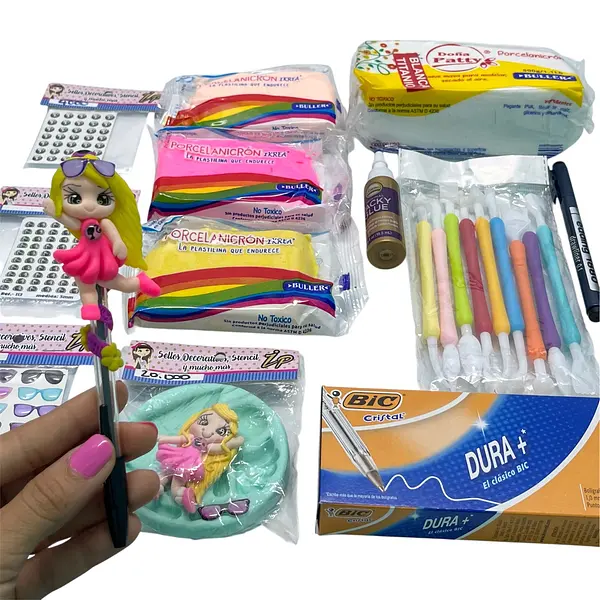 Taller De Porcelanicron Lapicero Barbie