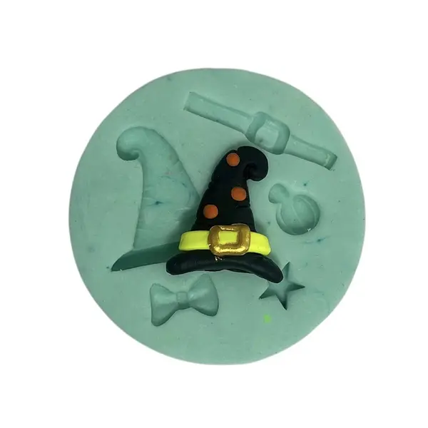 Molde Silicona Sombrero Bruja