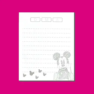 200 Hojas Mini Mickey