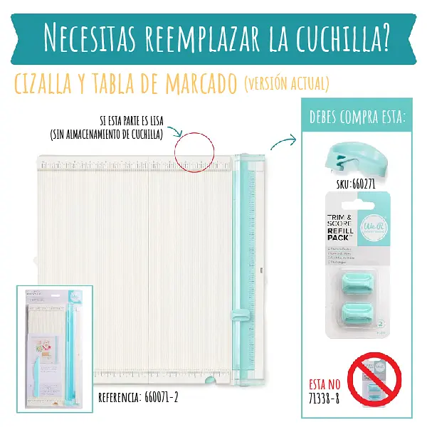 Cuchillas Cizalla We R