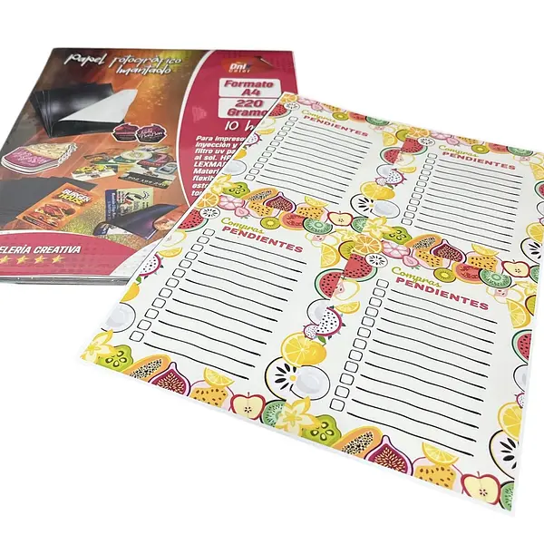 Papel Fotografico Imantado 220 Gr