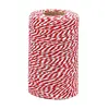 Rollo Cuerda Hilo Rojo Con Blanco
