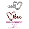 4300 Troquel Love Corazon