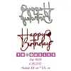 4307 Troquel Happy Birthday