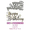 4308 Troquel Happy Birthday