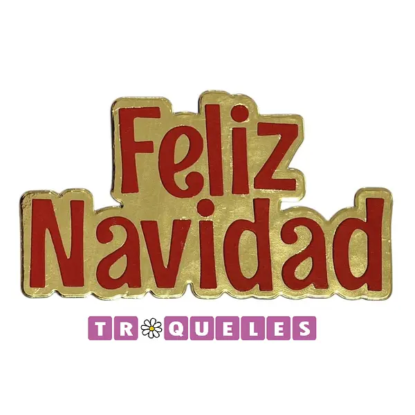4265 Troquel Feliz Navidad Con Fondo