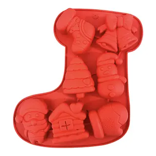 Molde Bota Navidad