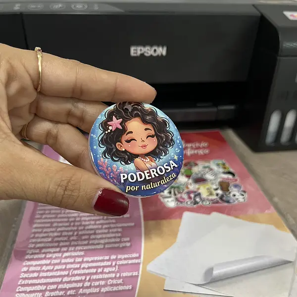 Vinilo Adhesivo Blanco Intenso Para Imprimir