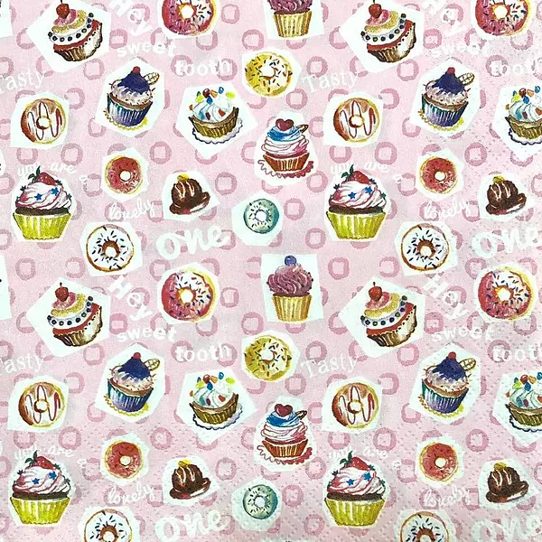 Servilleta Decorativa Cupcakes