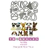 4356 Troquel Perritos Varios