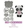 4352 Troquel Osito Panda