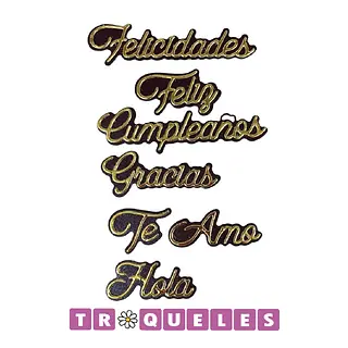 4351 Troquel Frases Varias