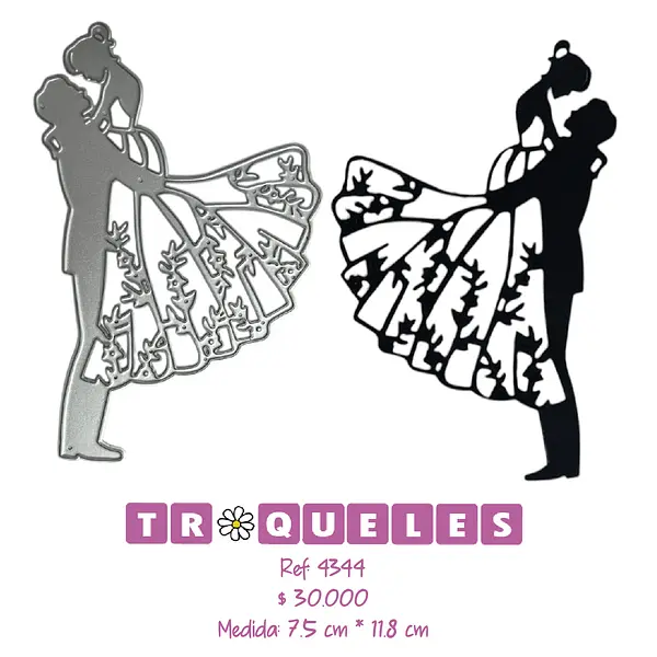 4344 Troquel Novios