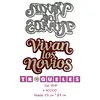 4347 Troquel Vivan Los Novios