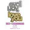 4339 Troquel Love You