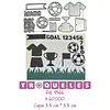 4366 Troquel Cositas De Futbol