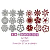4324 Troquel Mini Flores Varias
