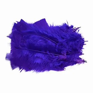 Plumas De Color Morado * 24 Unidades