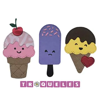 4403 Troquel Helados Caritas