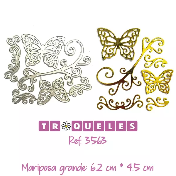 3563 Troquel Mariposas