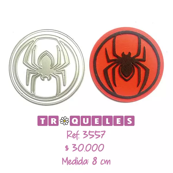 3557 Troquel Araña Spiderman