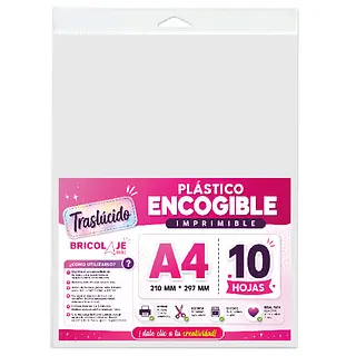 Plastico Encogible Imprimible Inkjet