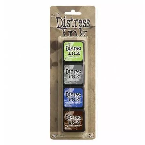 Tintas Mini Distress Ink Pad Kit #14