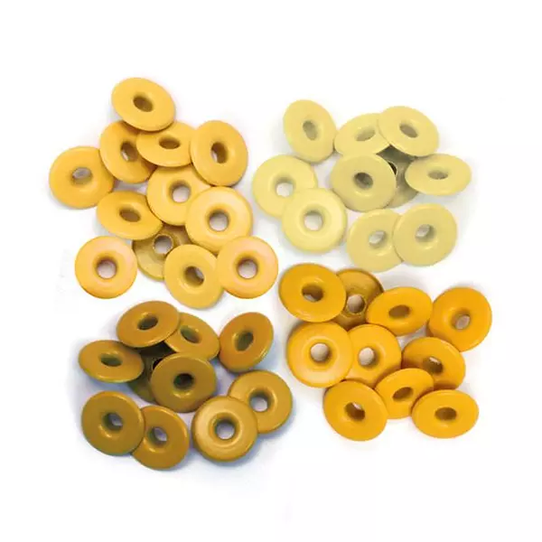 Eyelets Amarillo Anchos 40 Pz