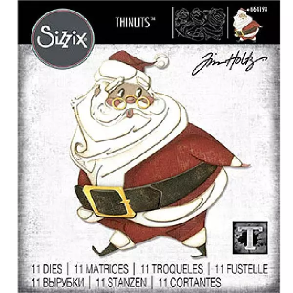 Troquel Thinlits Papá Noel Sizzix 664198